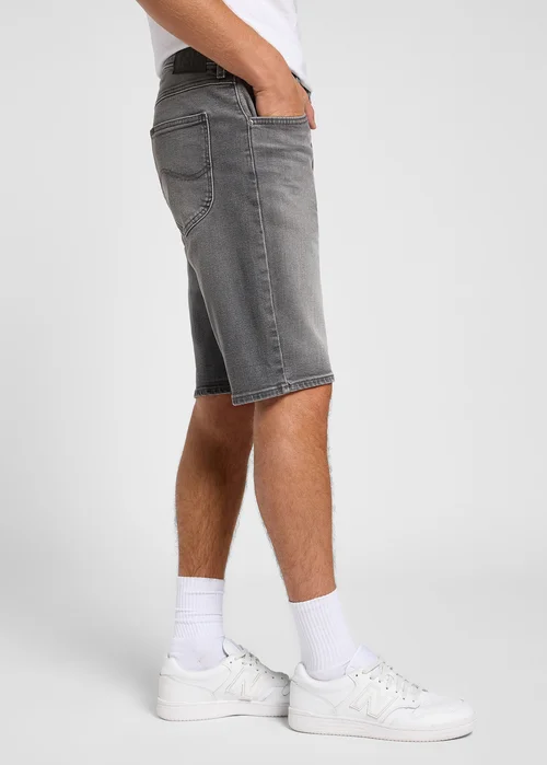 Lee Five Pocket Short Washed Grey