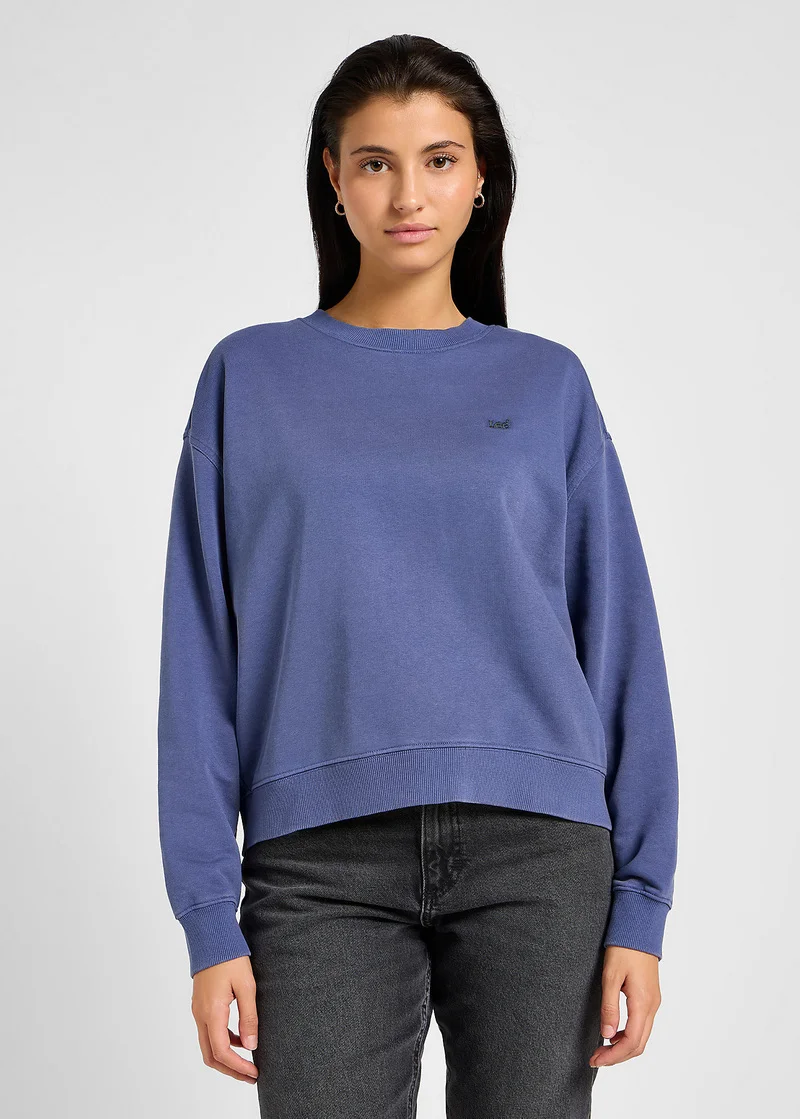 Lee Crew Neck Sweatshirt Surf Blue