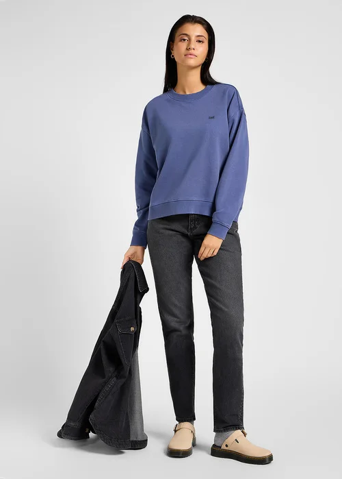 Lee Crew Neck Sweatshirt Surf Blue