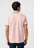Wrangler Polo Shirt Silver Pink