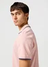 Wrangler Polo Shirt Silver Pink