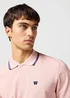 Wrangler Polo Shirt Silver Pink