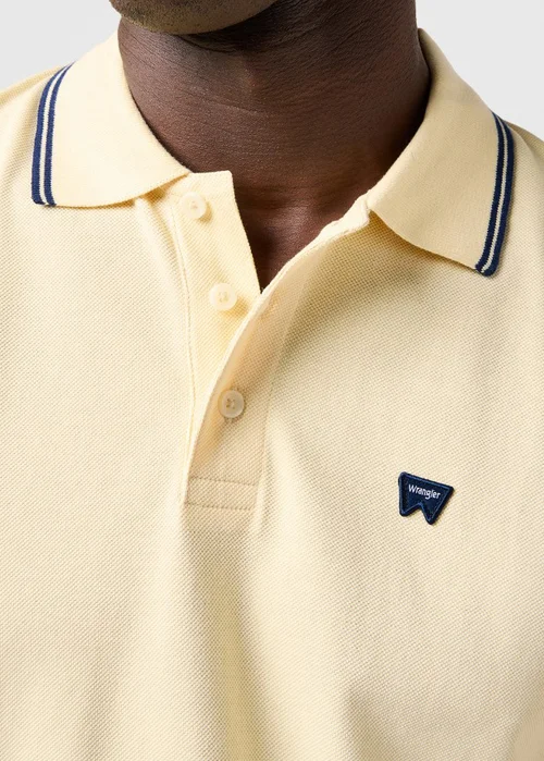 Wrangler Polo Shirt Banana Crepe