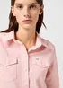Wrangler Western Shirt Silver Pink