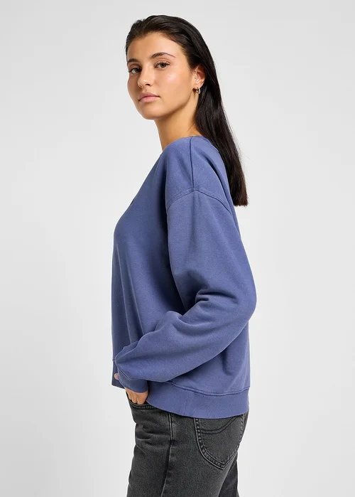 Lee Crew Neck Sweatshirt Surf Blue