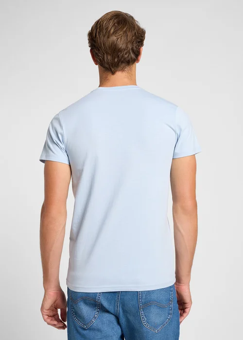 Lee Twin Pack Crew Navy Shy Blue