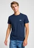 Lee Twin Pack Crew Navy Shy Blue