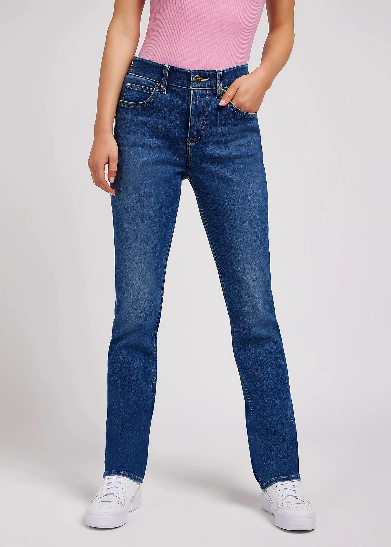 Lee Ultra Lux Straight Cobalt Sheen