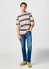 Wrangler Stripe Tee Timberwolf
