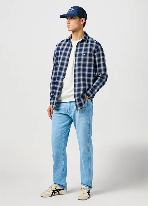 Wrangler Small Logo Tee Vintage White