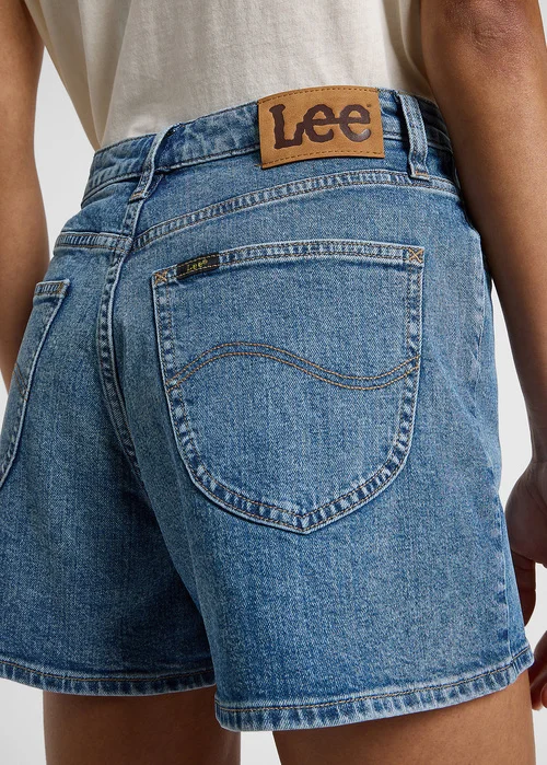 Lee Carol Shorts Blue Wire