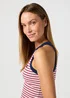 Wrangler Ringer Tank Chili Stripe