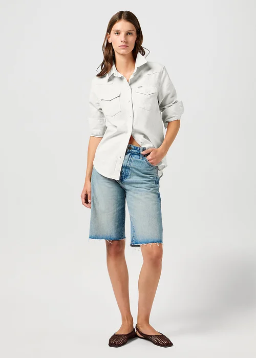 Wrangler Western Shirt Vintage White