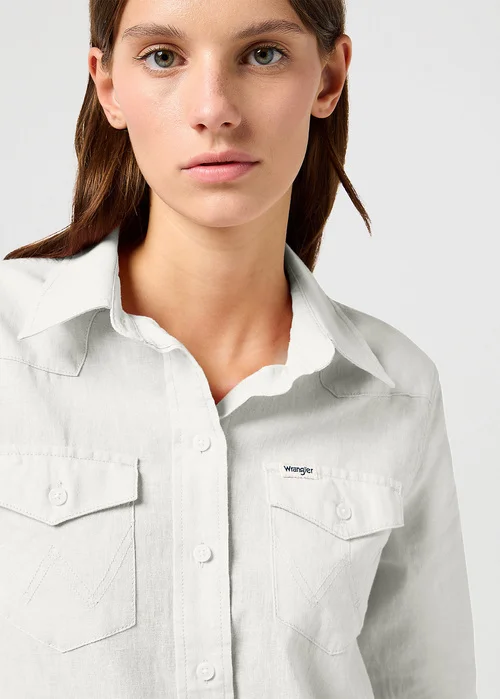 Wrangler Western Shirt Vintage White