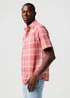 Wrangler Short Sleeve Shirt Red Check
