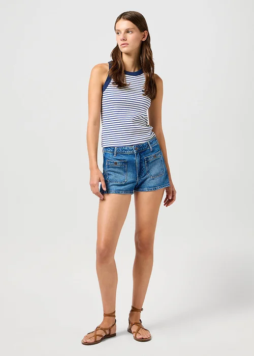 Wrangler Pocket Cowboy Short Moonlight Haze