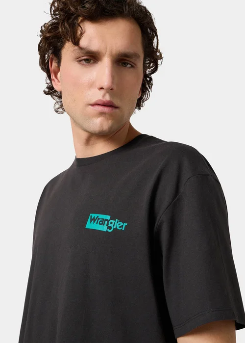 Wrangler Graphic Tee Faded Black
