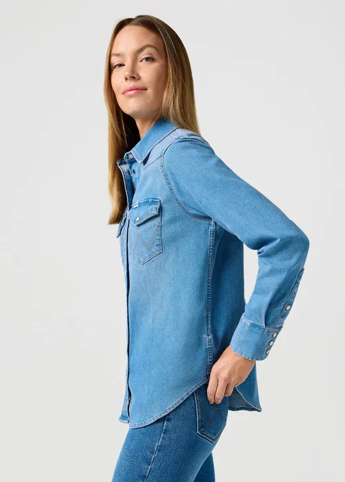 Wrangler Western Shirt Soft Earth
