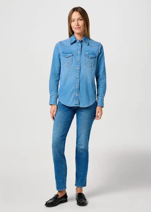 Wrangler Western Shirt Soft Earth