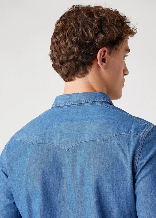 Wrangler Western Shirt Mid Stone