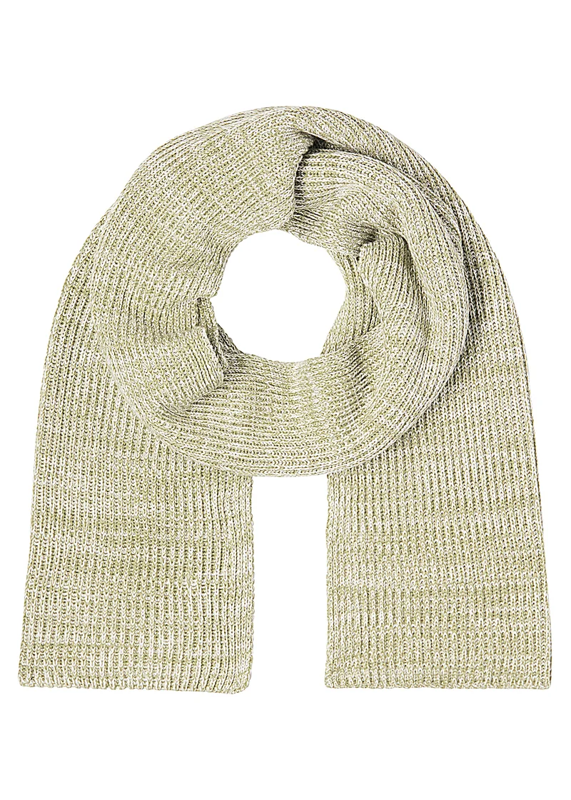 Mustang Ines Rib Scarf Oil Green