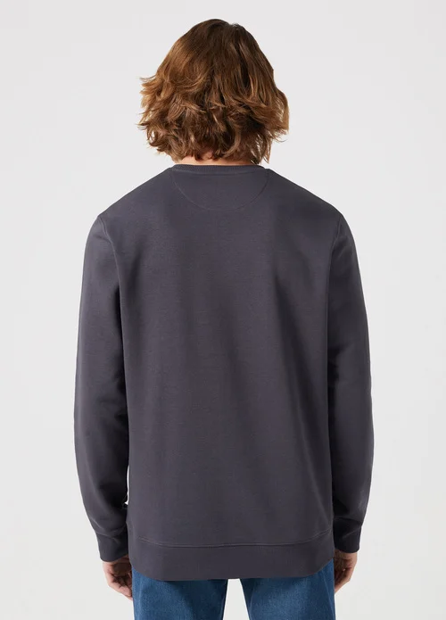 Wrangler Graphic Crew Sweat Faded Black