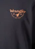 Wrangler Graphic Crew Sweat Faded Black