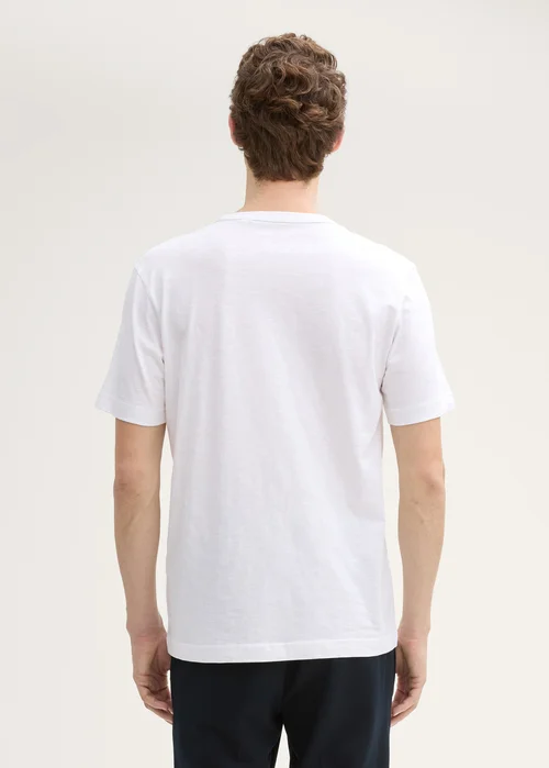 Tom Tailor Basic Cotton T Shirt White