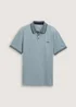 Tom Tailor Piqu Polo Shirt With Stretch Grey Mint