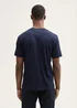 Tom Tailor Basic T Shirt With Logo Print Dark Navy