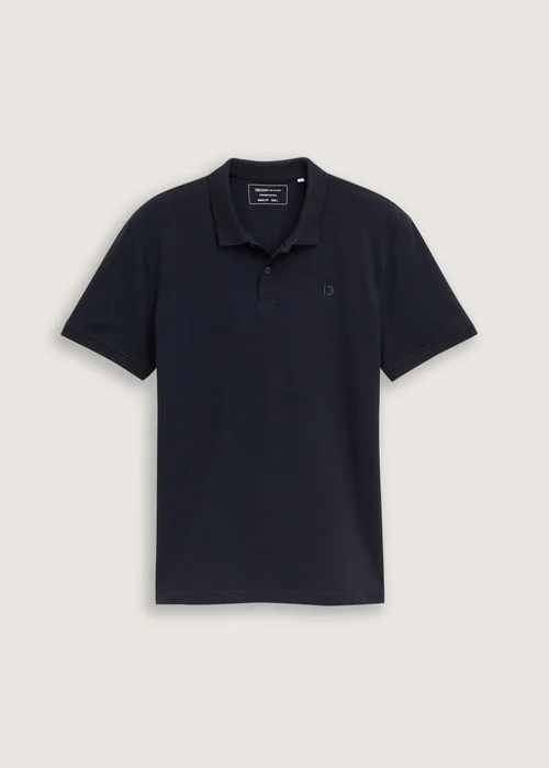 Tom Tailor Cotton Piqu Polo Shirt Sky Captain Blue