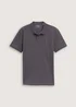 Tom Tailor Cotton Piqu Polo Shirt Pavement Grey