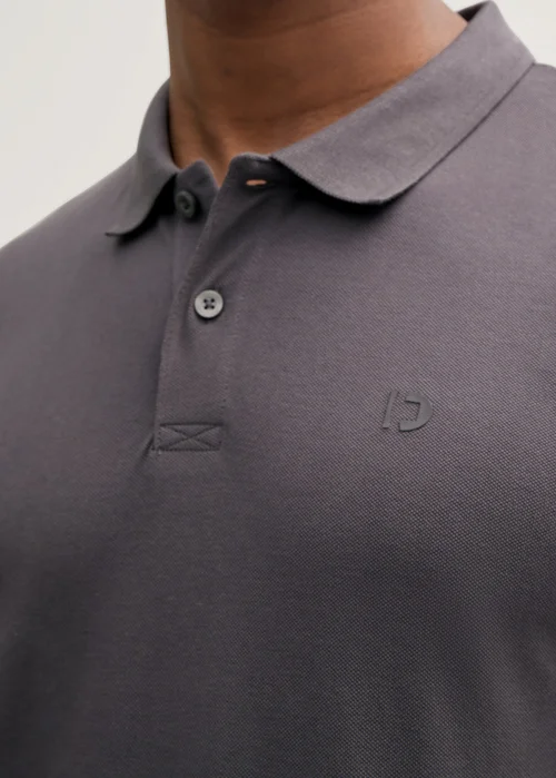 Tom Tailor Cotton Piqu Polo Shirt Pavement Grey