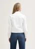 Tom Tailor Denim Jacket With Slit Pockets White