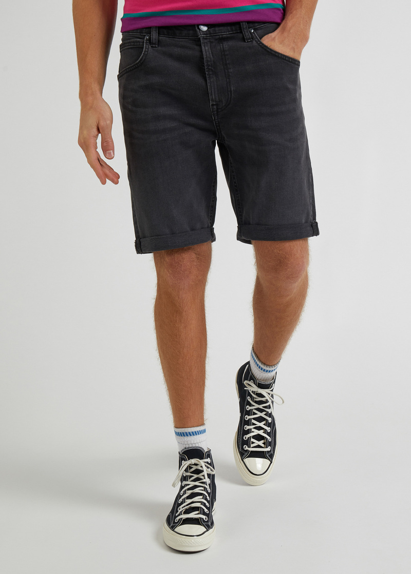 Lee 5 Pocket Short Gunmetal - L73MADB79