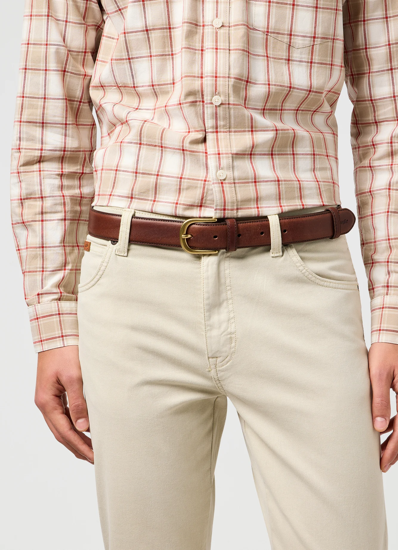 Wrangler Bombato Belt Brown