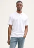 Tom Tailor Relaxed Fit Polo Shirt White