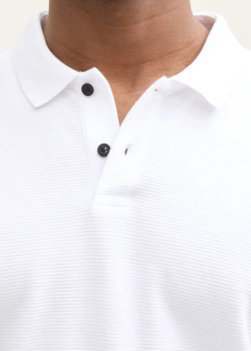 Tom Tailor Relaxed Fit Polo Shirt White