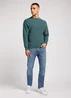 Lee Reglan Crew Knit Evergreen