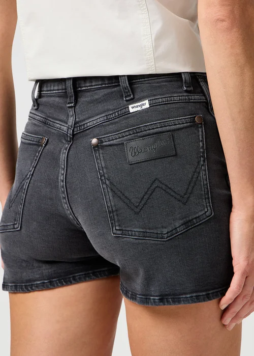 Wrangler Cowboy Short 3 Inch Charcoal Rinse