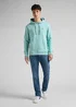 Lee Plain Hoodie Mint Blue