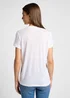 Lee V Neck Tee Bright White