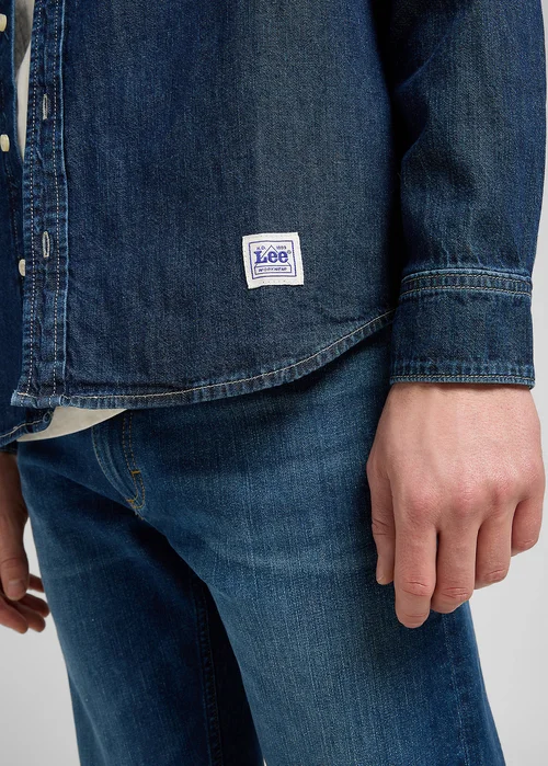 Lee Non Pocket Button Down Blue Ridge