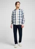 Lee Button Down Shirt Vintage Blue Ombre Check