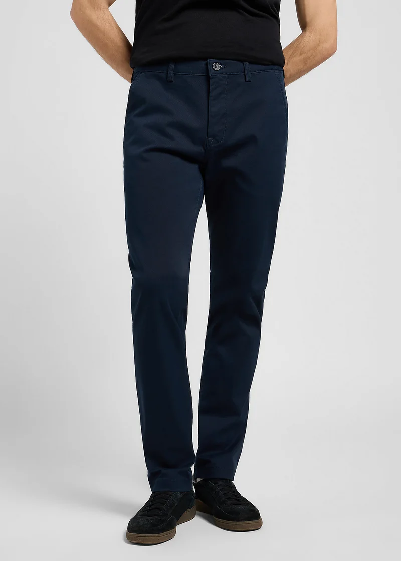 Lee Chino Rivet Navy