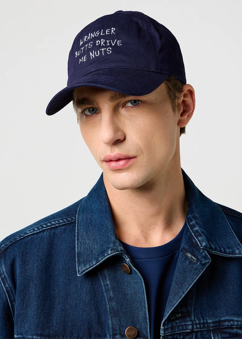 Wrangler Slogan Cap Dark Navy