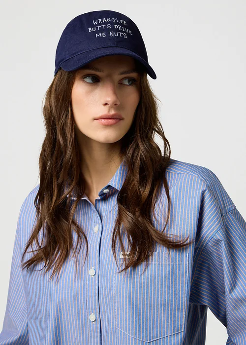 Wrangler Slogan Cap Dark Navy