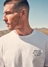 Wrangler Embroidery Tee Worn White