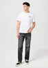 Wrangler Embroidery Tee Worn White