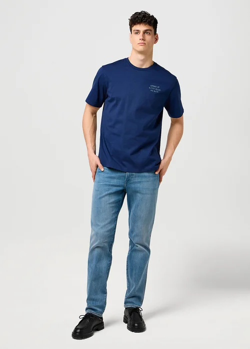 Wrangler Embroidery Tee Navy